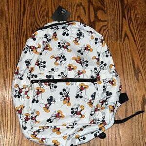 Disney BioWorld White Mickey Mouse BackPack NWT